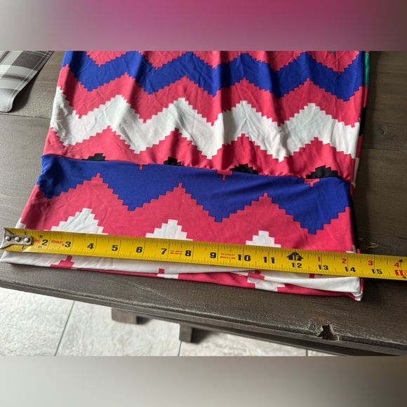 Never worn long multi color super stretchy skirt or top! XL - Picture 6 of 6